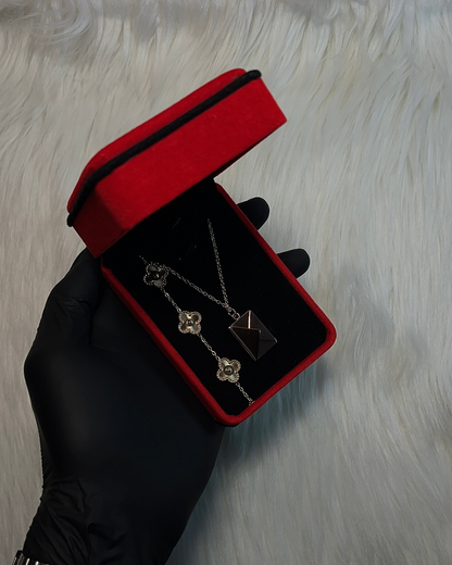 Collier "Love You" Enveloppe d'amour